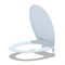 Сиденье для унитаза  белое АНИ ПЛАСТ WS0120P пласт.креп. м/лифт(Элеганс,Комфорт,Алькор) ПАКЕТ - фото 9678785