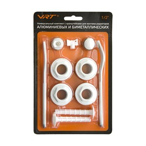 Комплект для радиатора 1/2'' с двумя кронштейнами VRT® 554158